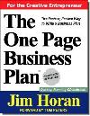 Six Sigma Marketing - One Page Business Plan